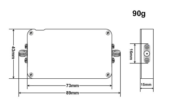 Customized 8W 4W 10W dual band 800mhz 900mhz signal booster power amplifier module
