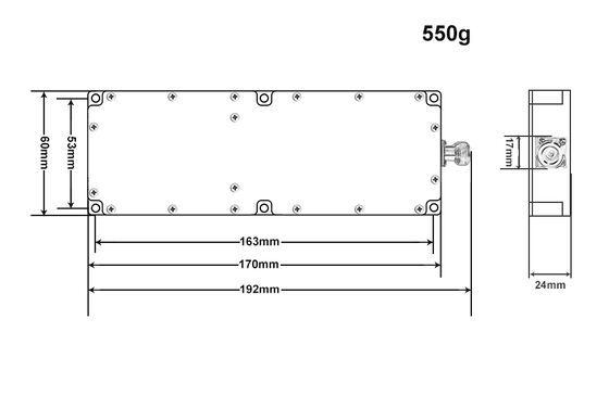 80W 100W 5.8ghz Microwave Radio anti uav DJI signal shield jammer module for Security system