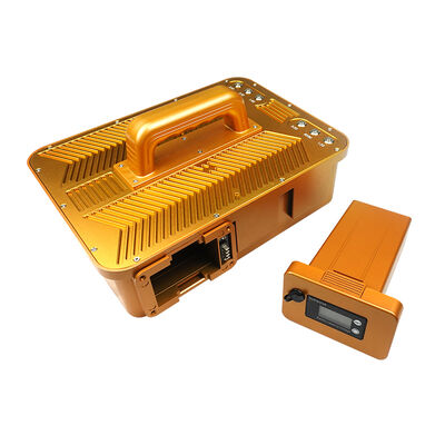 TX-WRJ06 مكافحة الطائرات بدون طيار المزعجة 1000-1500m مدى طويل 200W طاقة عالية لتعطيل UAV FPV