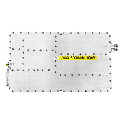 النطاق العريض 2000-6000MHz 100W GPS طائرة بدون طيار FPV UAV بلوك إشارة مكبر طاقة RF