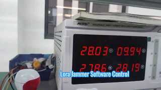 وحدة تشويش رقمية لورا لإشارة الطائرة بدون طيار يتم التحكم فيها بالبرمجيات